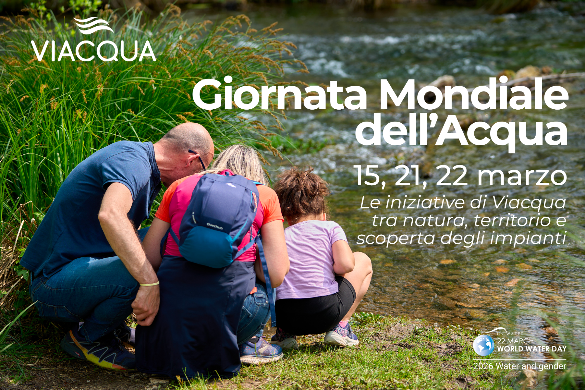 Giornata Mondiale dell'Acqua 2026