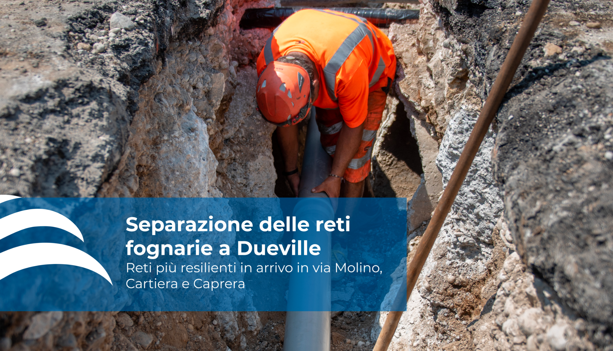 A Dueville partono i lavori per separare la rete f